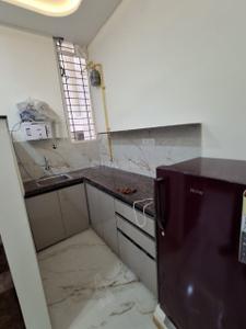 Kitchen Image of 2000 Sq.ft 3 BHK Apartment / Flat for rent in Mahalakshmi Nagar Indore for Rs. 45000