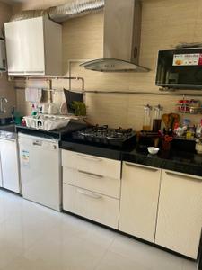 Kitchen Image of 1750 Sq.ft 3 BHK Apartment / Flat for rent in The Springs, Kalamboli Navi Mumbai for Rs. 75000