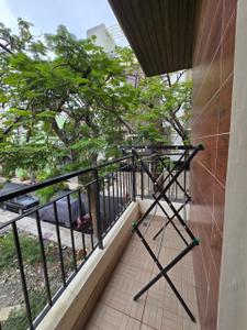 Balcony Image of 1200 Sq.ft 2 BHK Apartment / Flat for rent in Halasuru Bengaluru for Rs. 70000
