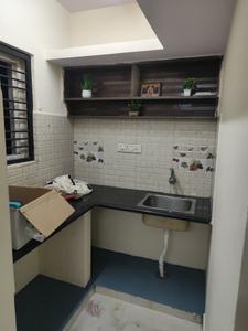 Kitchen Image of 600 Sq.ft 1 BHK Apartment / Flat for rent in BTM Layout Bengaluru for Rs. 17500