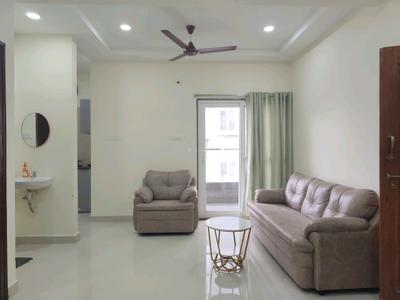 Living Room Image of 850 Sq.ft 1 BHK Apartment / Flat for rent in Gachibowli Hyderabad for Rs. 30500