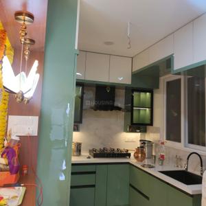 Kitchen Image of 2250 Sq.ft 3 BHK Apartment / Flat for rent in Praneeth KKRs Pranav Jaitra, Hyder Nagar Hyderabad for Rs. 50000