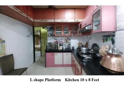 Kitchen Image of 804 Sq.ft 2 BHK Apartment / Flat for sale in Avirahi Classique , Dahisar East Mumbai for Rs. 19900000