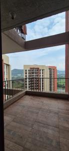 Balcony Image of 1398 Sq.ft 3 BHK Apartment / Flat for rent in Shapoorji Pallonji Joyville Sensorium, Maan Pune for Rs. 32500