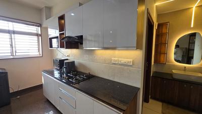 Kitchen Image of 2084 Sq.ft 3 BHK Apartment / Flat for rent in Good Florican Hill, Malaparamba Kozhikode for Rs. 50000