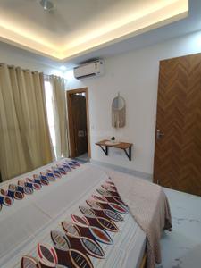 Bedroom Image of 500 Sq.ft 1 BHK Builder Floor for rent in Sector 57 Gurgaon for Rs. 35000