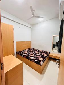 Bedroom Image of 611 Sq.ft 1 BHK Apartment / Flat for rent in Mahalakshmi Nagar Indore for Rs. 16000