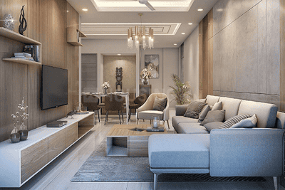 Image of 1710 Sq.ft 3 BHK Apartment / Flat for sale in Adani The Views Tower A B, Ghatkopar East, Mumbai for Rs. 35150000