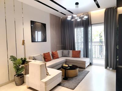 Living Room Image of 1500 Sq.ft 3 BHK Apartment / Flat for rent in Sobha Nesara, Kothrud Pune for Rs. 65000
