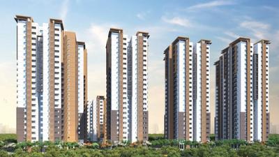 Image of 1356 Sq.ft 2 BHK Apartment / Flat for sale in Aparna Cyber Heights, Osman Nagar, Hyderabad for Rs. 11534500