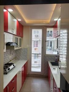 Kitchen Image of 1295 Sq.ft 2 BHK Apartment / Flat for rent in Great Value Sharanam, Sector 107 Noida for Rs. 50000