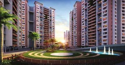 Image of 1074 Sq.ft 3 BHK Apartment / Flat for sale in Siddha Happyville , Rajarhat, Kolkata for Rs. 11900000