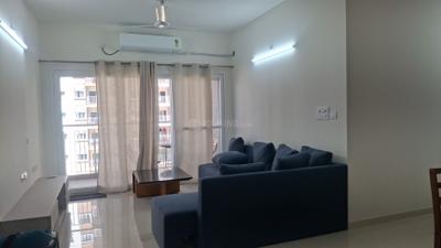 Living Room Image of 1345 Sq.ft 3 BHK Apartment / Flat for rent in L And T Olivia At Raintree Boulevard, Sahakara Nagar Bengaluru for Rs. 78000