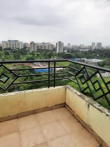 Balcony Image of 600 Sq.ft 1 BHK Apartment / Flat for rent in Goel Ganga Atharva Ganga, Pashan Pune for Rs. 28000