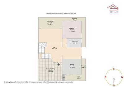 Image of 2170 Sq.ft 4 BHK Villa for sale in  Sarjapur Railway Mens Cghs Layout, Sarjapur, Bengaluru for Rs. 19600000