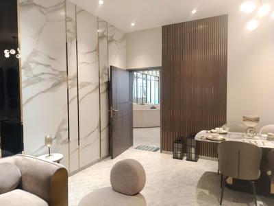 Living Room Image of 1000 Sq.ft 2 BHK Apartment / Flat for sale in Metro Satyam Queens Necklace, Taloja Navi Mumbai for Rs. 8550000
