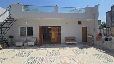 Terrace Image of 1000 Sq.ft 1.5 BHK Penthouse for rent in Khatiwala Tank Indore for Rs. 22500