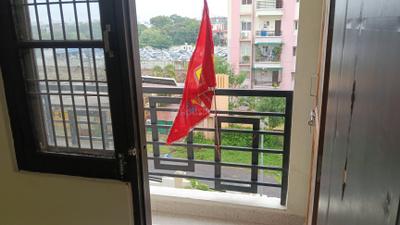 Balcony Image of 1450 Sq.ft 2 BHK Apartment / Flat for rent in Diamond Sukrit Apartments, Vrindavan Yojana Lucknow for Rs. 17000