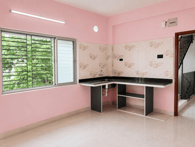 Kitchen Image of 750 Sq.ft 2 BHK Apartment / Flat for sale in Tollygunge Kolkata for Rs. 3000000