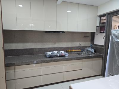 Kitchen Image of 2353 Sq.ft 3 BHK Apartment / Flat for rent in Shantigram Ahmedabad for Rs. 95000