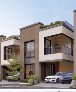 Image of 1572 Sq.ft 3 BHK Villa for sale in DAC Santa Clara, Semmancheri, Chennai for Rs. 13900000