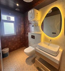 Bathroom Image of 550 Sq.ft 1 BHK Builder Floor for rent in Sector 115 Mohali for Rs. 12000