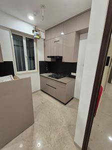 Kitchen Image of 625 Sq.ft 1 BHK Apartment / Flat for sale in Aurum Q Residences, Ghansoli Navi Mumbai for Rs. 12300000