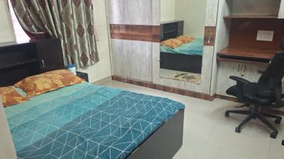 Bedroom Image of 670 Sq.ft 1 BHK Apartment / Flat for rent in Sai Laxmi Galaxy, Kalas Pune for Rs. 22000