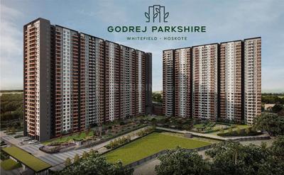 Image of 1050 Sq.ft 2 BHK Apartment / Flat for sale in Godrej Parkshire, Hoskote, Bengaluru for Rs. 11700000