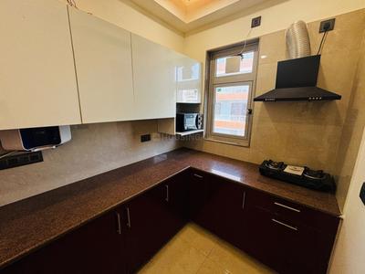 Kitchen Image of 1500 Sq.ft 2 BHK Builder Floor for rent in Sector 52 Gurgaon for Rs. 58000