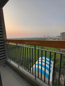 Balcony Image of 1680 Sq.ft 3 BHK Apartment / Flat for rent in Vihav Parvarish, Bhayli Vadodara for Rs. 25000