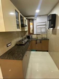 Kitchen Image of 1100 Sq.ft 2 BHK Builder Floor for rent in Patel Nagar New Delhi for Rs. 40000