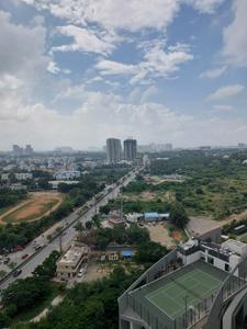 Balcony Image of 2190 Sq.ft 3 BHK Apartment / Flat for rent in Jayabheri The Nirvana, Gachibowli Hyderabad for Rs. 80000