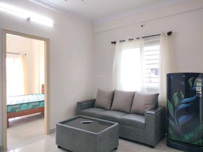 Living Room Image of 1100 Sq.ft 1 BHK Apartment / Flat for rent in BTM Layout 2nd Stage Bengaluru for Rs. 32999