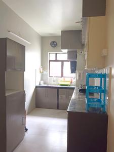 Kitchen Image of 1245 Sq.ft 3 BHK Apartment / Flat for rent in Primarc Southwinds, Rajpur Kolkata for Rs. 30000