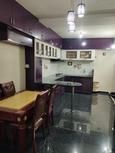 Kitchen Image of 2200 Sq.ft 3 BHK Duplex for rent in Vinoba Nagar Shivamogga for Rs. 26000