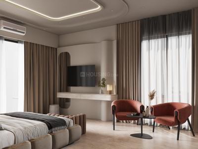 Bedroom Image of 4000 Sq.ft 4 BHK Apartment / Flat for rent in One Akshar, Sanpada Navi Mumbai for Rs. 440000