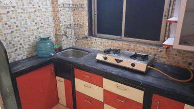 Kitchen Image of 320 Sq.ft 1 RK Apartment / Flat for rent in Santacruz East Mumbai for Rs. 27000