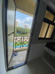 Balcony Image of 450 Sq.ft 1 BHK Apartment / Flat for rent in Mahape Navi Mumbai for Rs. 12000