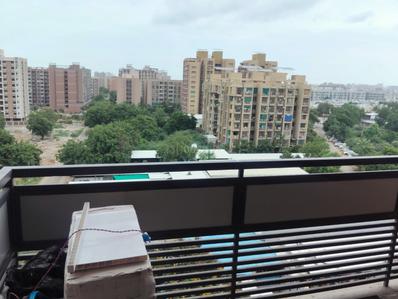 Balcony Image of 1515 Sq.ft 3 BHK Apartment / Flat for rent in Zaveri Greens, Ghuma Ahmedabad for Rs. 25000