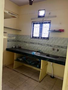 Kitchen Image of 600 Sq.ft 1 BHK Apartment / Flat for rent in Rajendra Nagar Indore for Rs. 11000