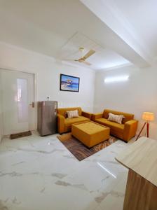 Bedroom Image of 700 Sq.ft 1 BHK Builder Floor for rent in Sector 46 Gurgaon for Rs. 38000