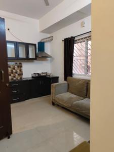 Kitchen Image of 585 Sq.ft 1 BHK Apartment / Flat for rent in Indira Nagar Bengaluru for Rs. 30000