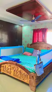 Bedroom Image of 1454 Sq.ft 3 BHK Apartment / Flat for rent in Lakshmi Ocean Greens, Duvvada Visakhapatnam for Rs. 20000