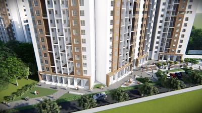 Image of 1141 Sq.ft 3 BHK Apartment / Flat for sale in Ahura Ecopolitan Phase II, Tathawade, Pune for Rs. 9600000
