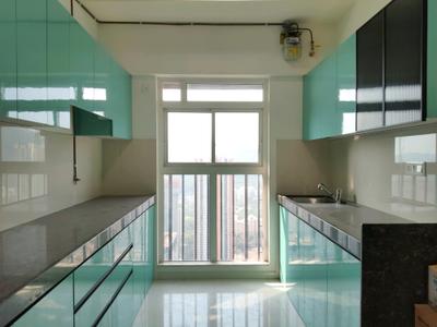 Kitchen Image of 1150 Sq.ft 3 BHK Apartment / Flat for rent in Kalpataru Elitus, Mulund West Mumbai for Rs. 84000