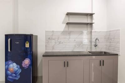 Kitchen Image of 580 Sq.ft 1 BHK Apartment / Flat for rent in Banjara Hills Hyderabad for Rs. 20000