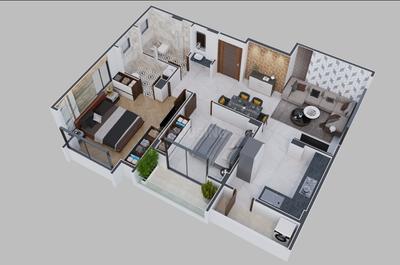 Image of 1000 Sq.ft 2 BHK Apartment / Flat for sale in Pimparla, Jalgaon for Rs. 3400000