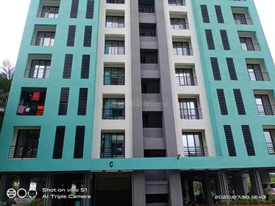 Image of 520 Sq.ft 1 BHK Apartment / Flat for rent in Ram Laxman Sadguru Residency, Shilphata, Thane for Rs. 12000