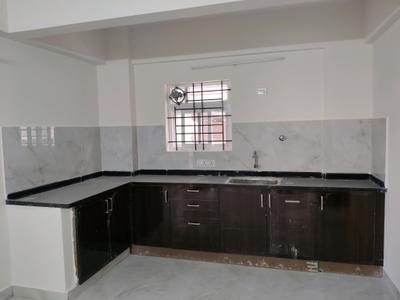 Kitchen Image of 650 Sq.ft 1 BHK Apartment / Flat for rent in Bennigana Halli Bengaluru for Rs. 22000